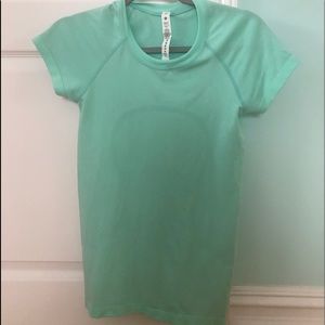 luluemon wild mint swiftly tech short sleeve 2.0